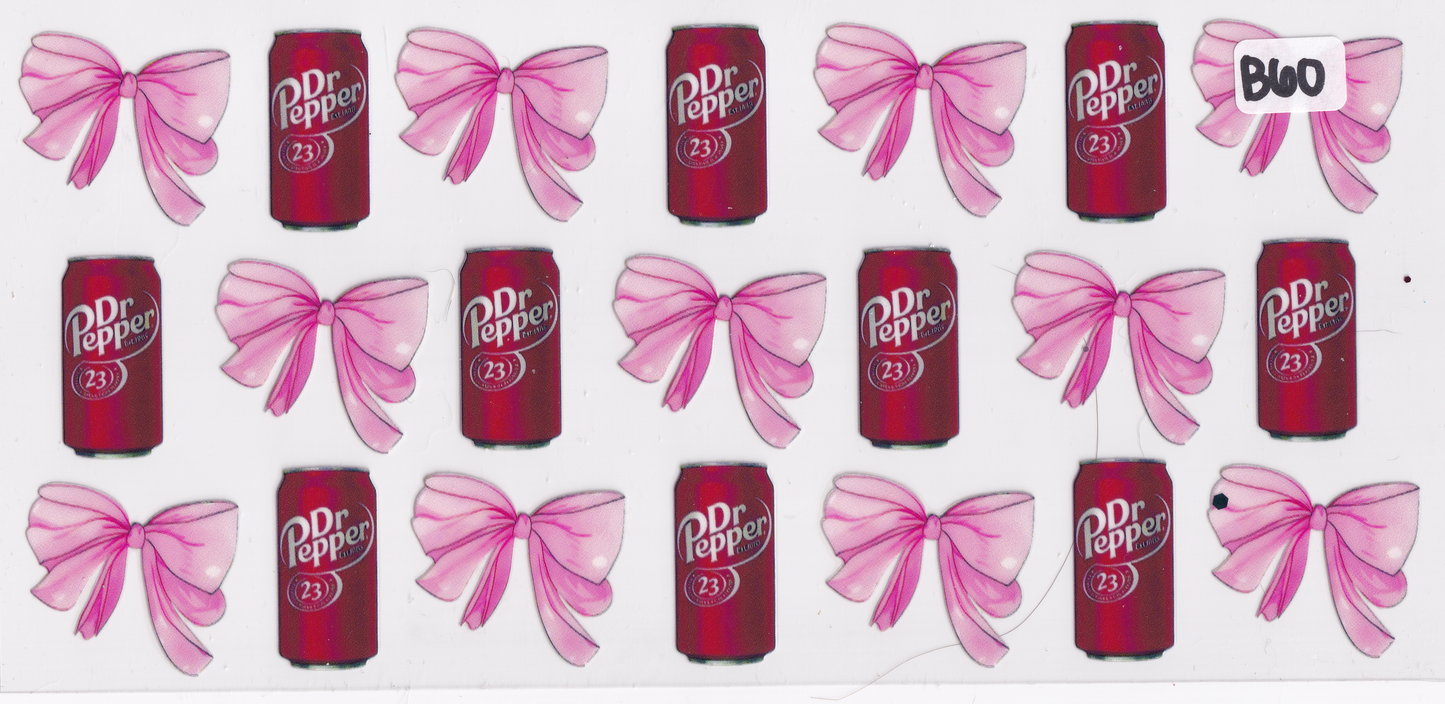 B60 Soda Drink UVDTF Wrap