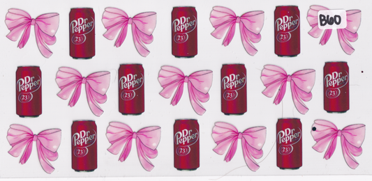 B60 Soda Drink UVDTF Wrap