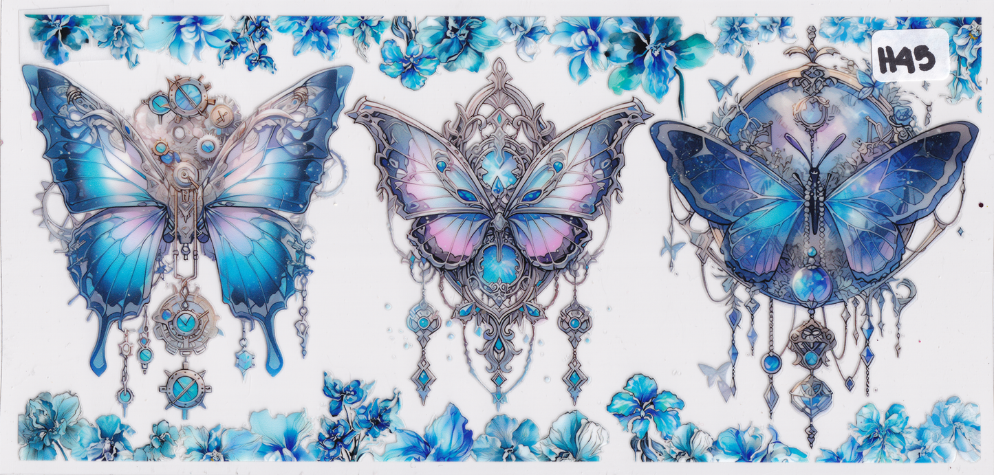 H45 Butterflys UVDTF Wrap