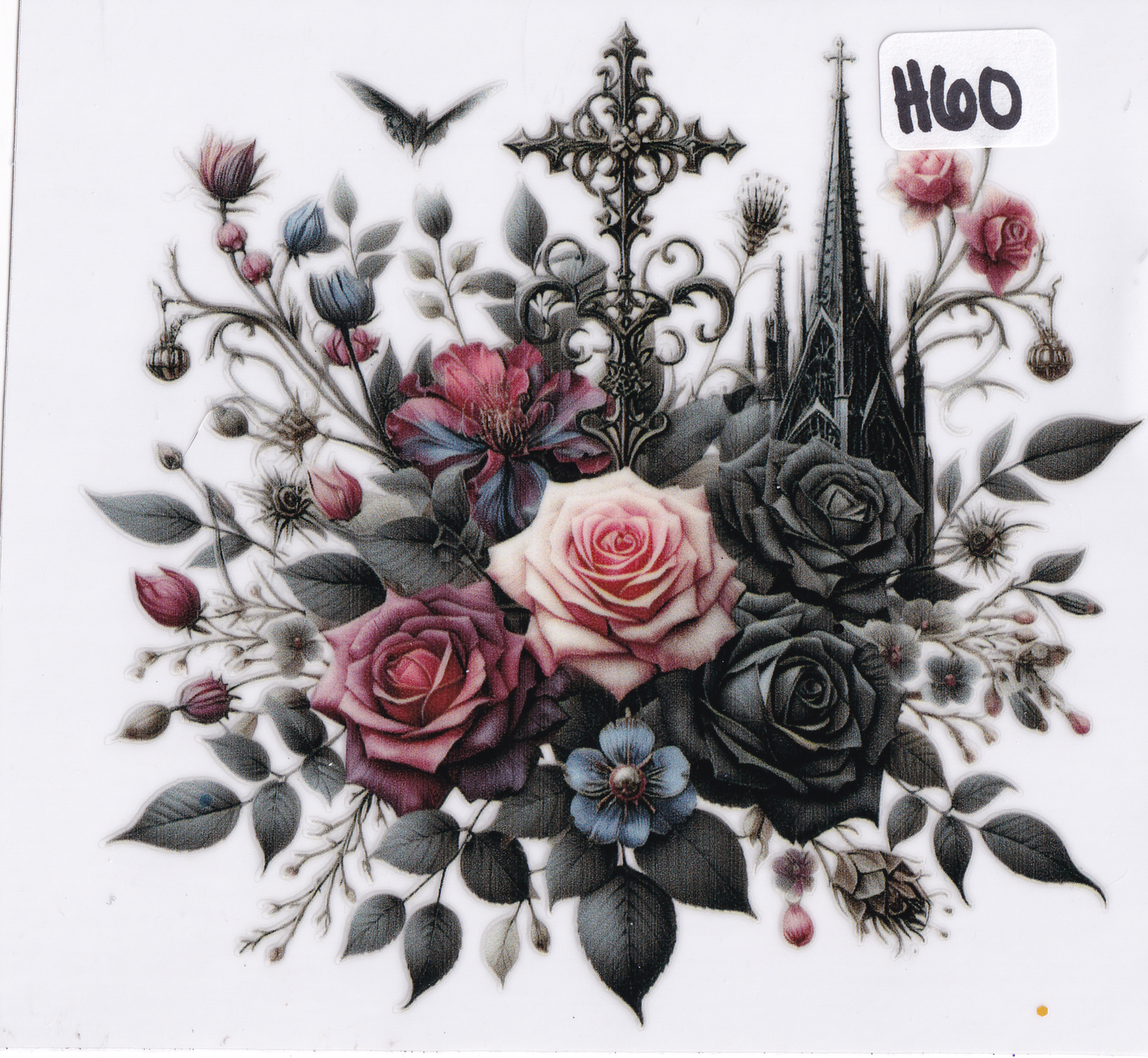 H60 Flower UVDTF Wrap