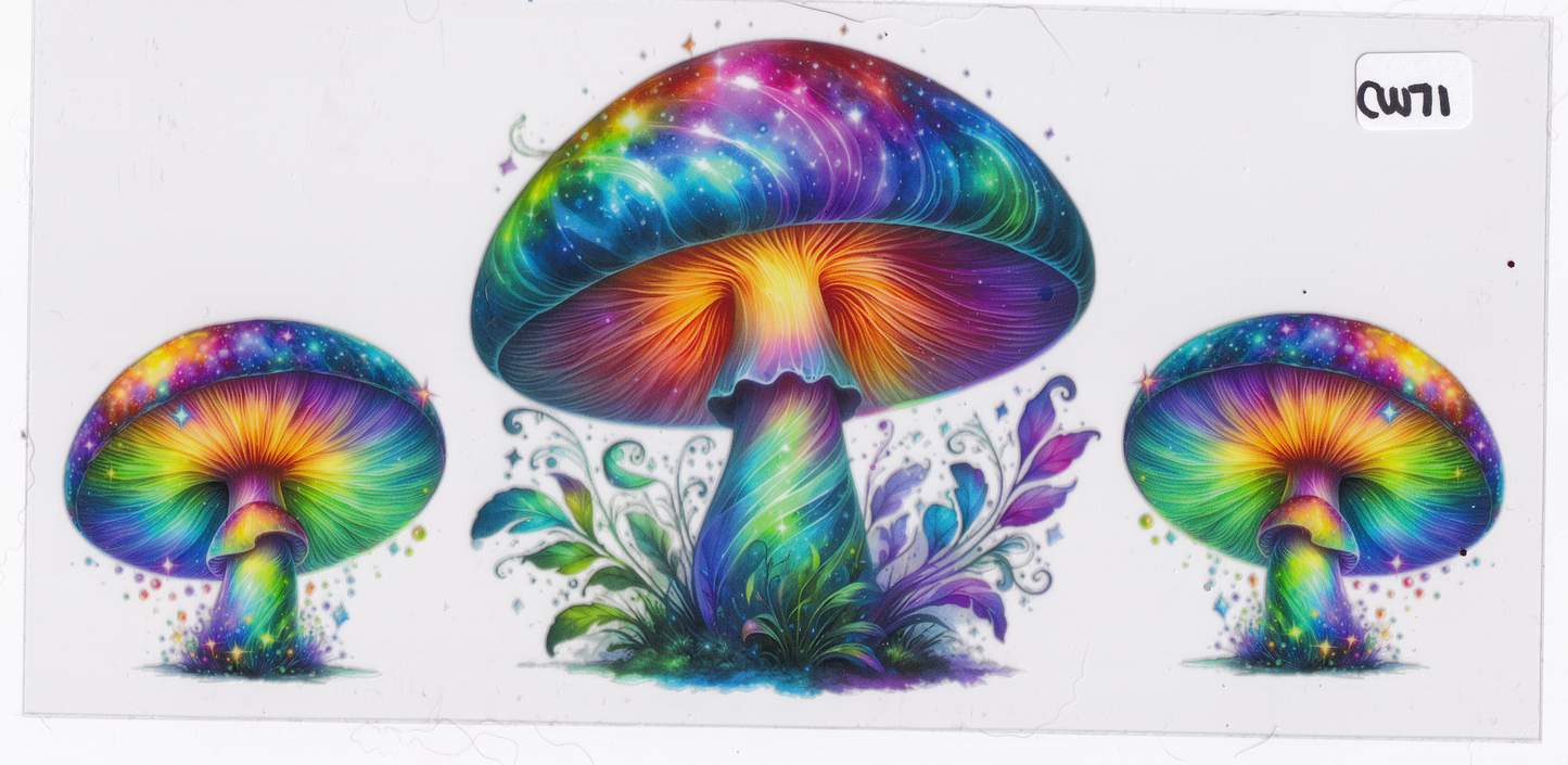 CW71 Mushroom UVDTF Wrap
