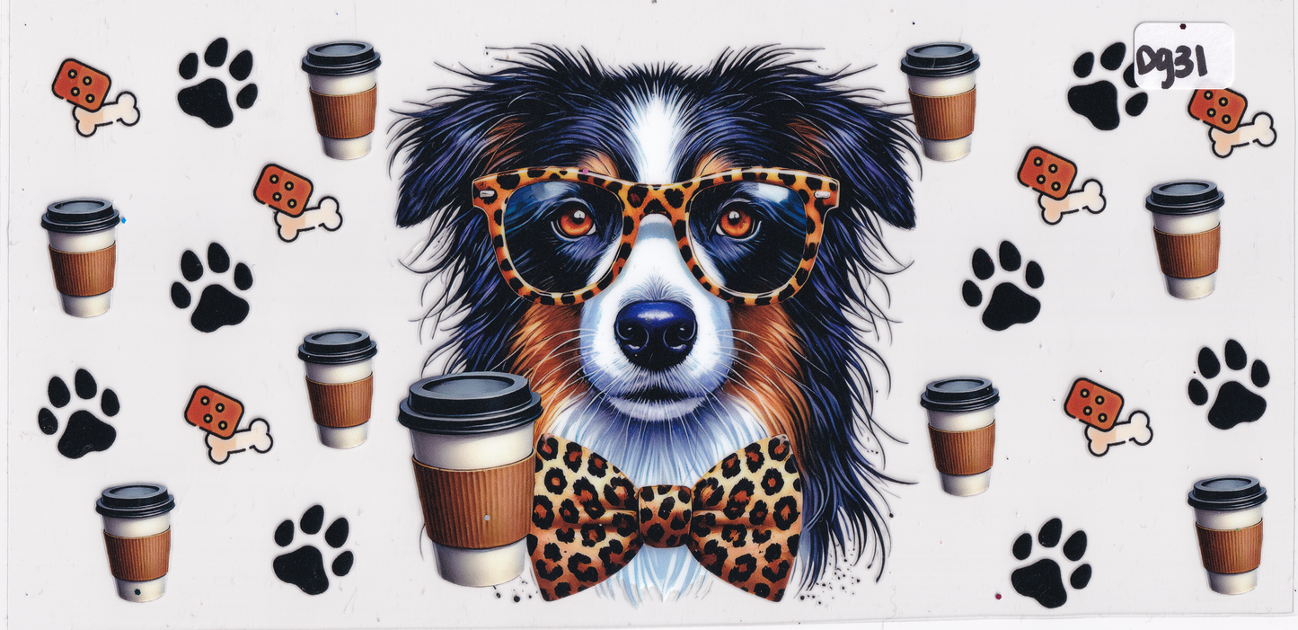 DG31 Coffee Dog UVDTF Wrap