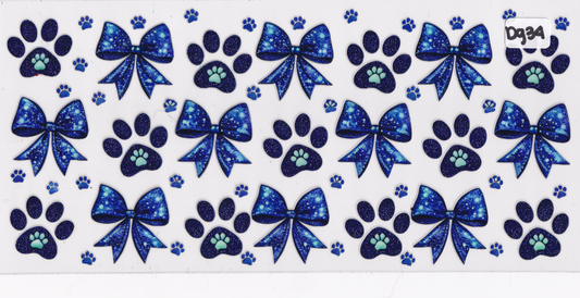 DG34 Dog Paws UVDTF Wrap