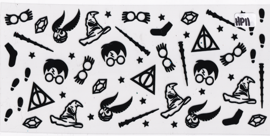HP11 Wizard Character Movie Book UVDTF Wrap