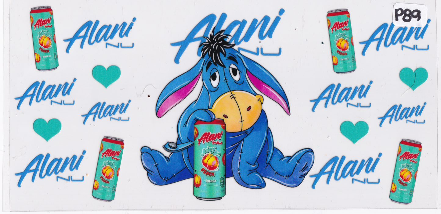 P89 Kids Character Drink UVDTF Wrap