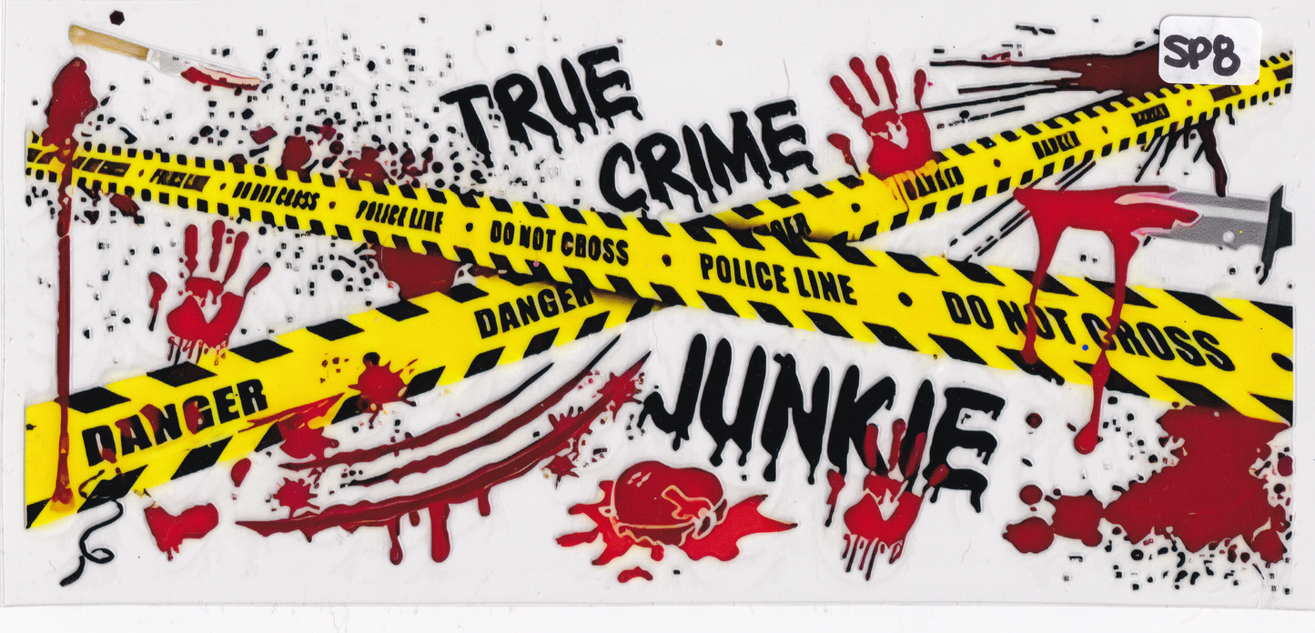 SP8 True Crime Junkie UVDTF Wrap