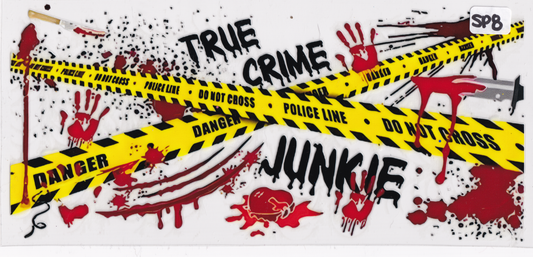 SP8 True Crime Junkie UVDTF Wrap