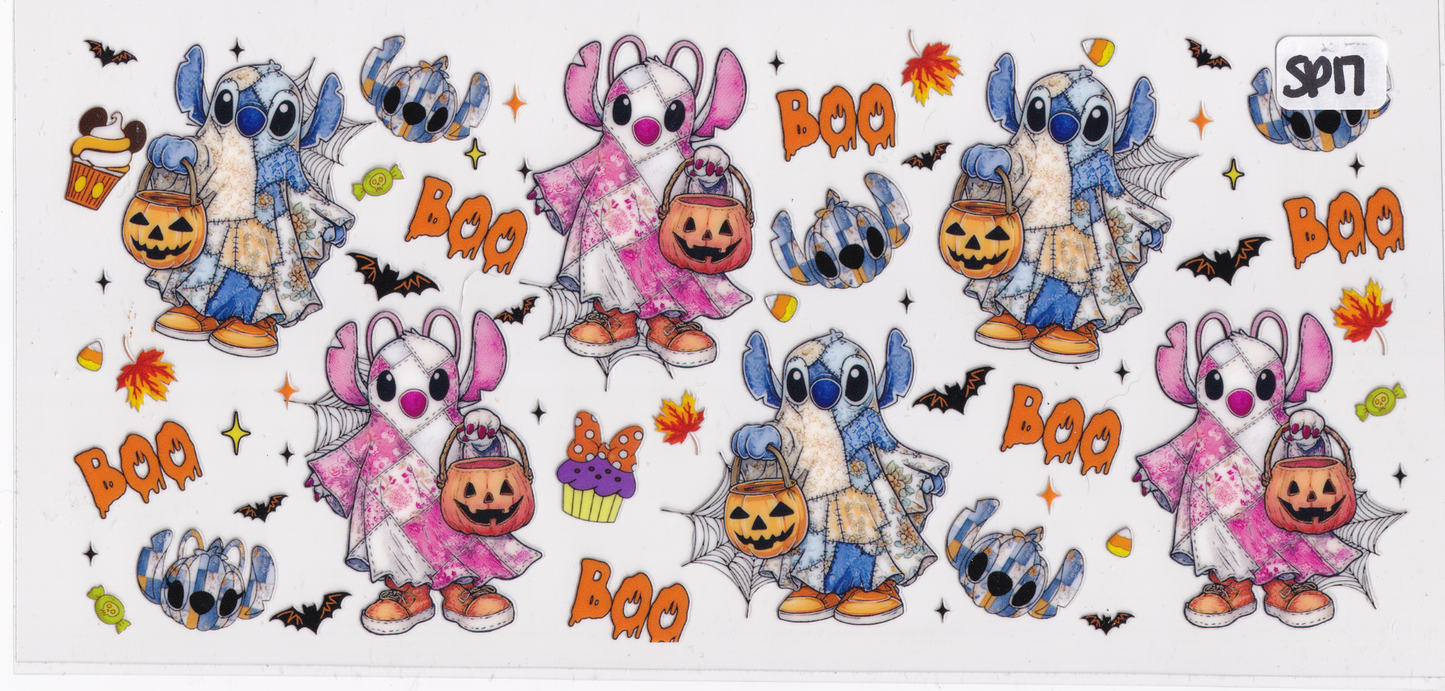 SP17 Boo Halloween Kids Character UVDTF Wrap
