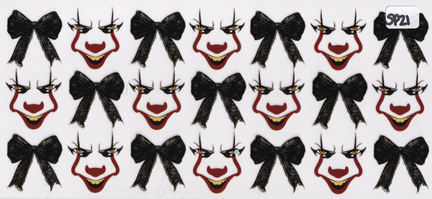 SP21 Halloween Character Ribbons UVDTF Wrap