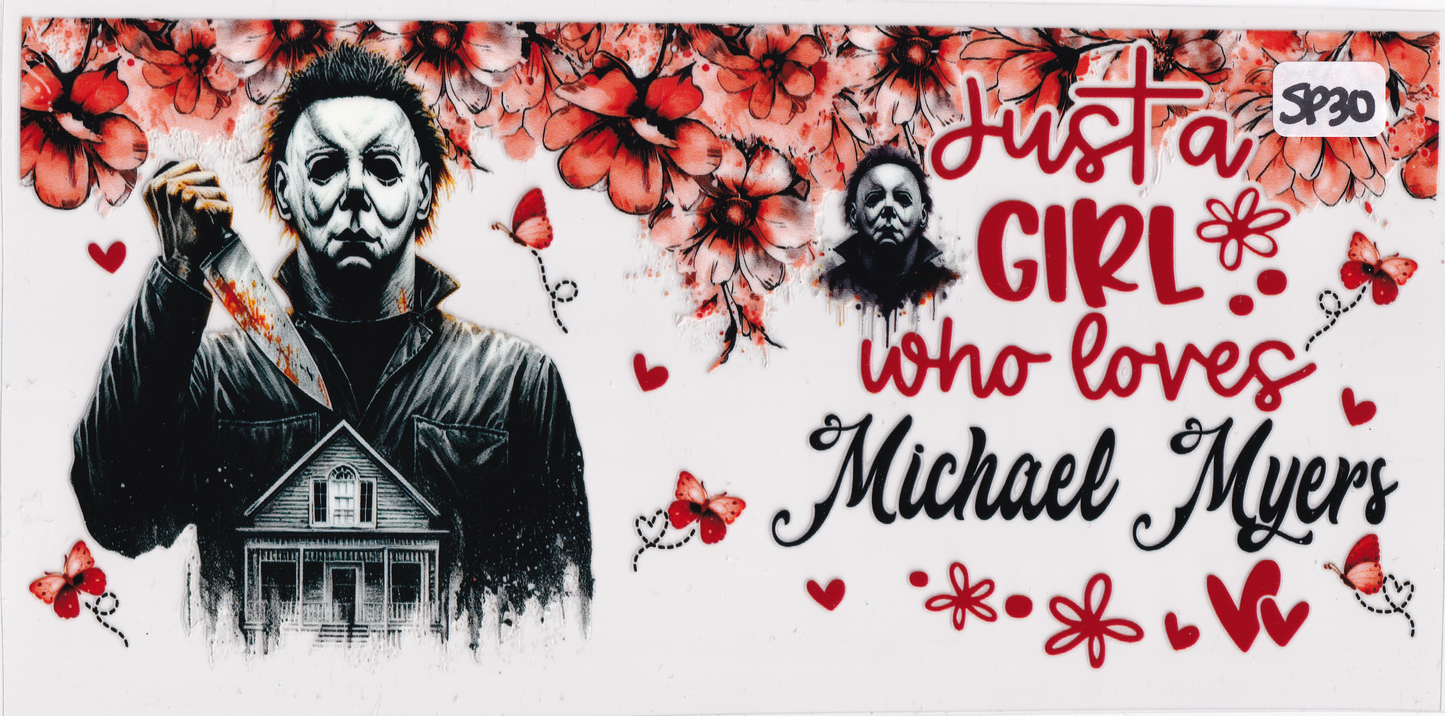 SP30 Scary Halloween Character UVDTF Wrap