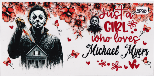 SP30 Scary Halloween Character UVDTF Wrap