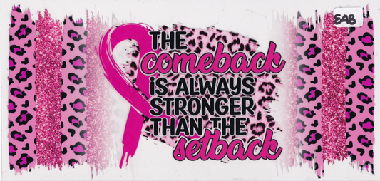 E48 Cancer Awareness Pink UVDTF Wrap