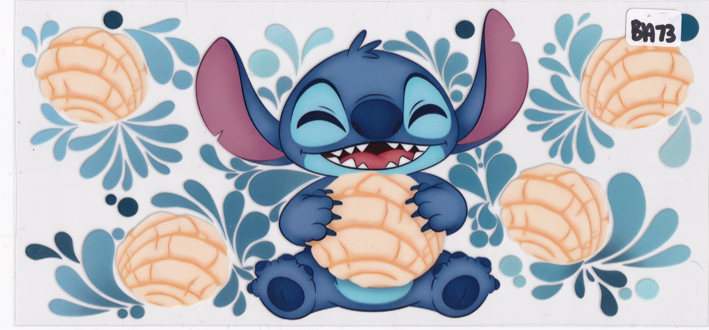 BA73 Kids Blue Character UVDTF Wrap