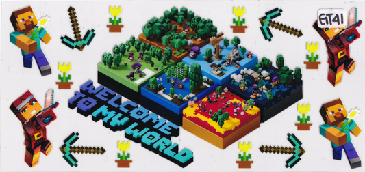 GT41 Kids Craft Game Character UVDTF Wrap