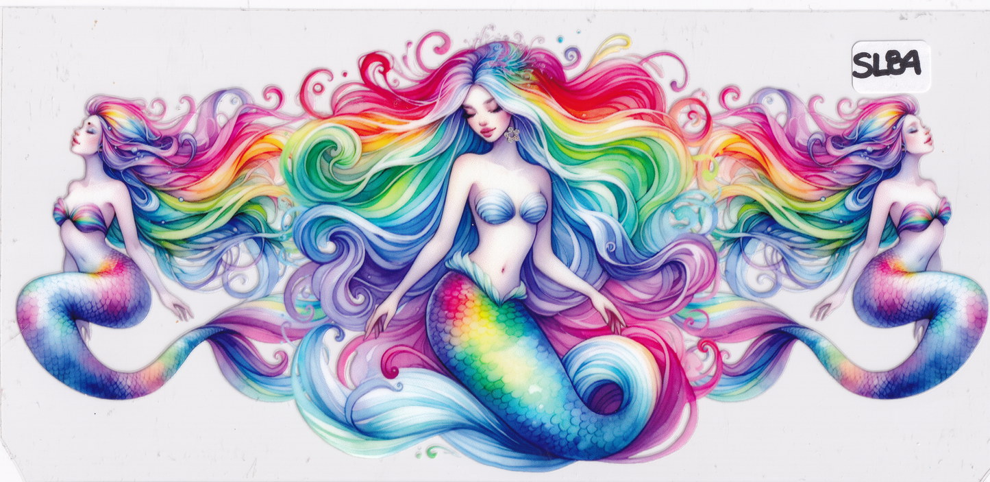 SL84 Mermaid Rainbow UVDTF Wrap