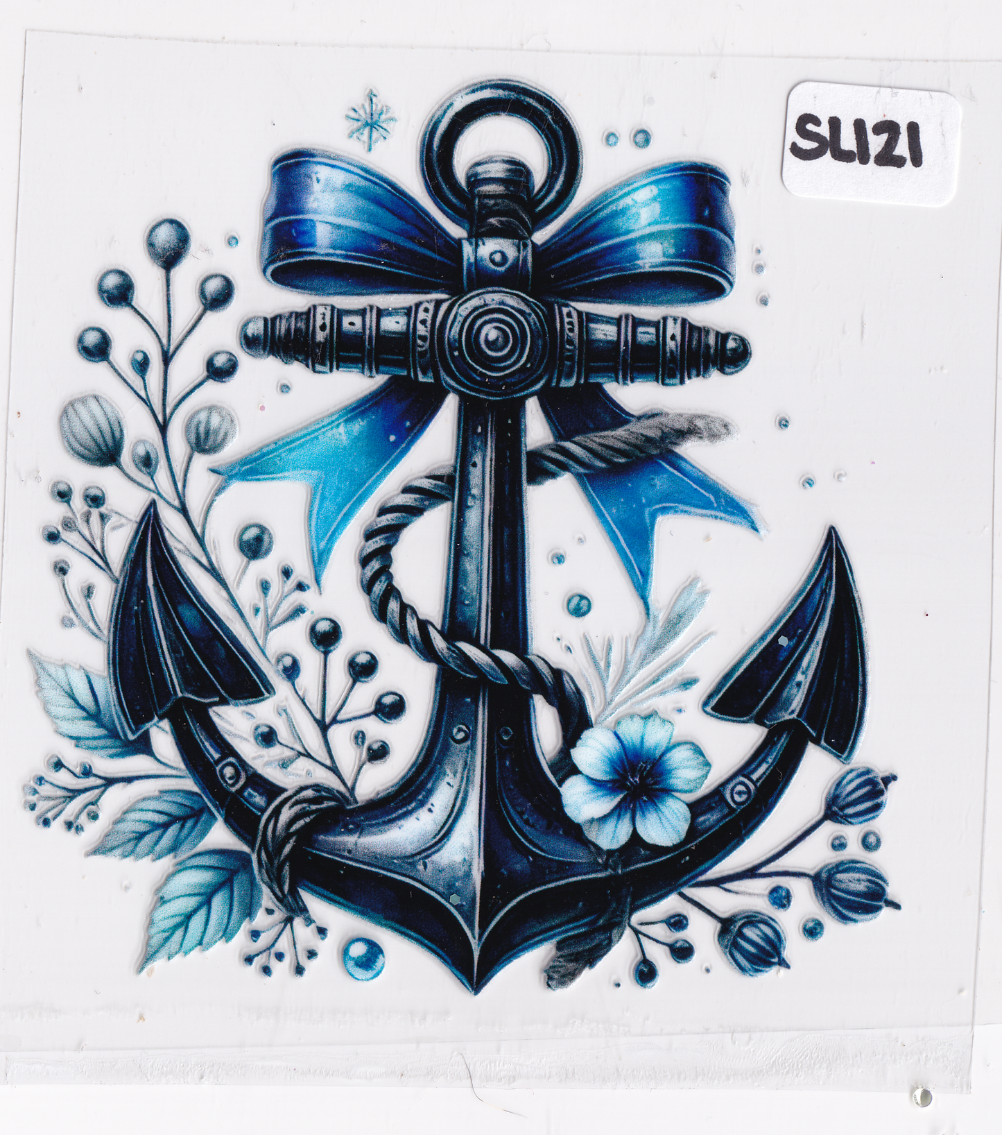 SL121 Anchor Ribbon UVDTF Wrap