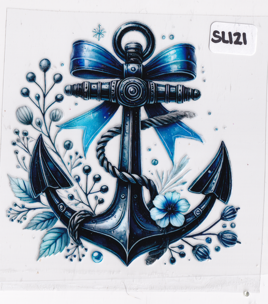 SL121 Anchor Ribbon UVDTF Wrap