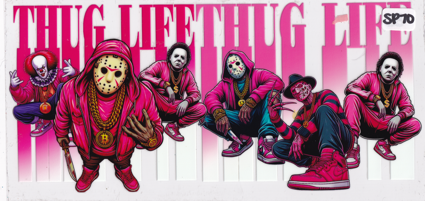 SP70 Halloween Movie Characters UVDTF Wrap