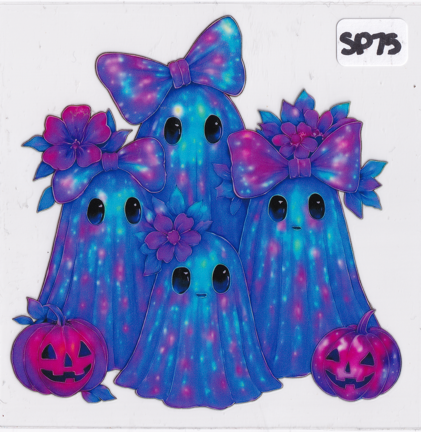 SP75 Halloween Ghost Pumpkins UVDTF Wrap