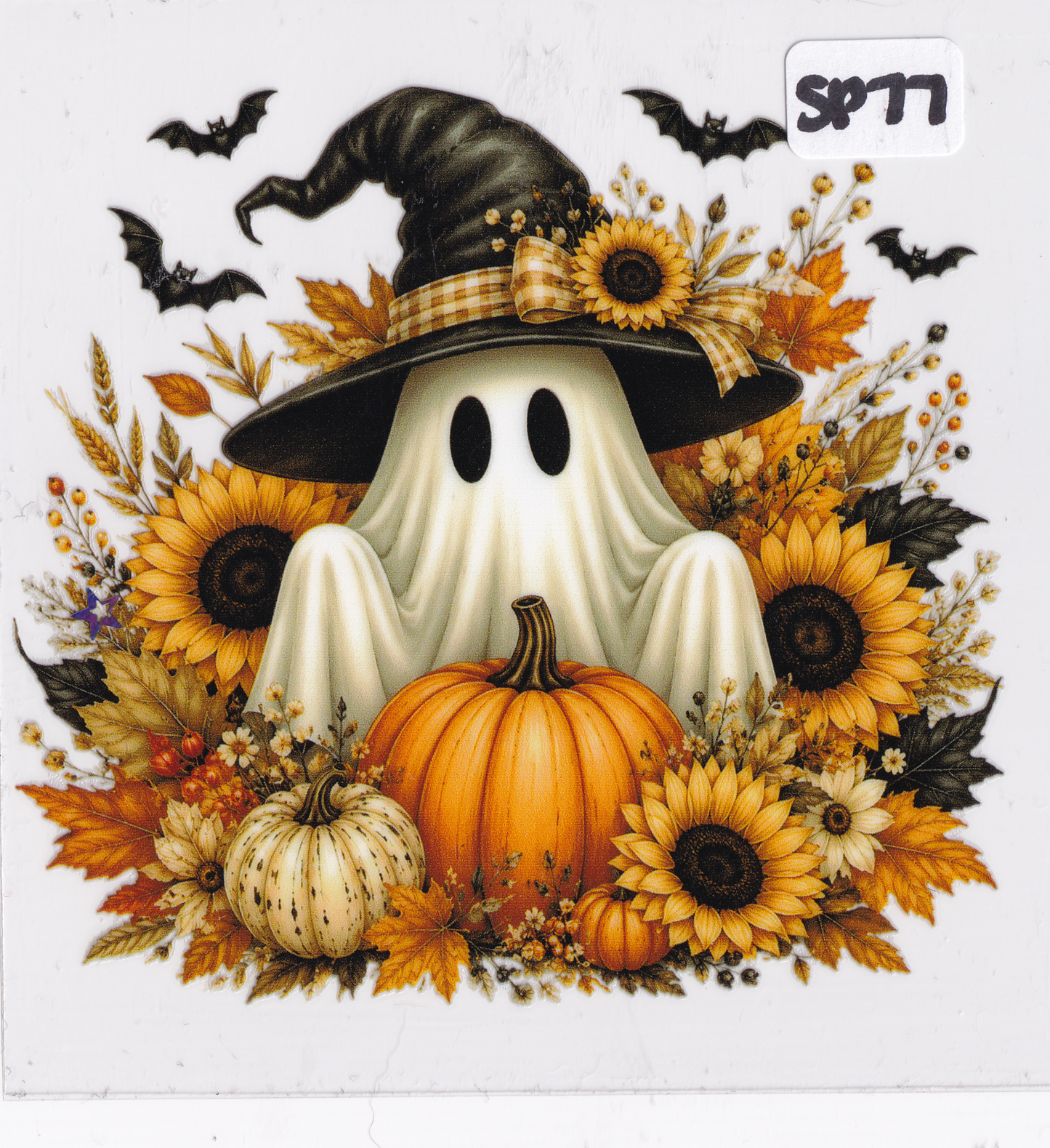 SP77 Halloween Ghost Pumpkin UVDTF Wrap