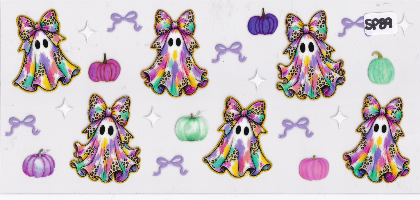 SP89 Halloween Ghosts UVDTF Wrap