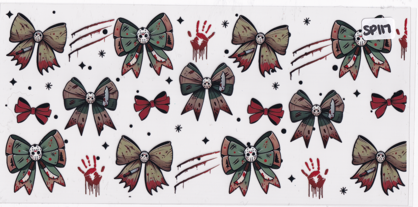 SP117 Halloween Ribbons UVDTF Wrap