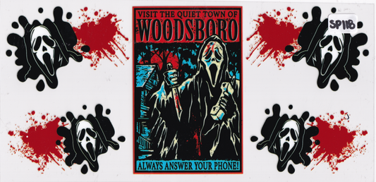 SP118 Halloween Movie Character UVDTF Wrap