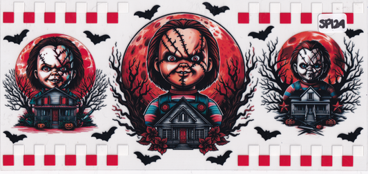 SP124 Halloween Movie Character UVDTF Wrap