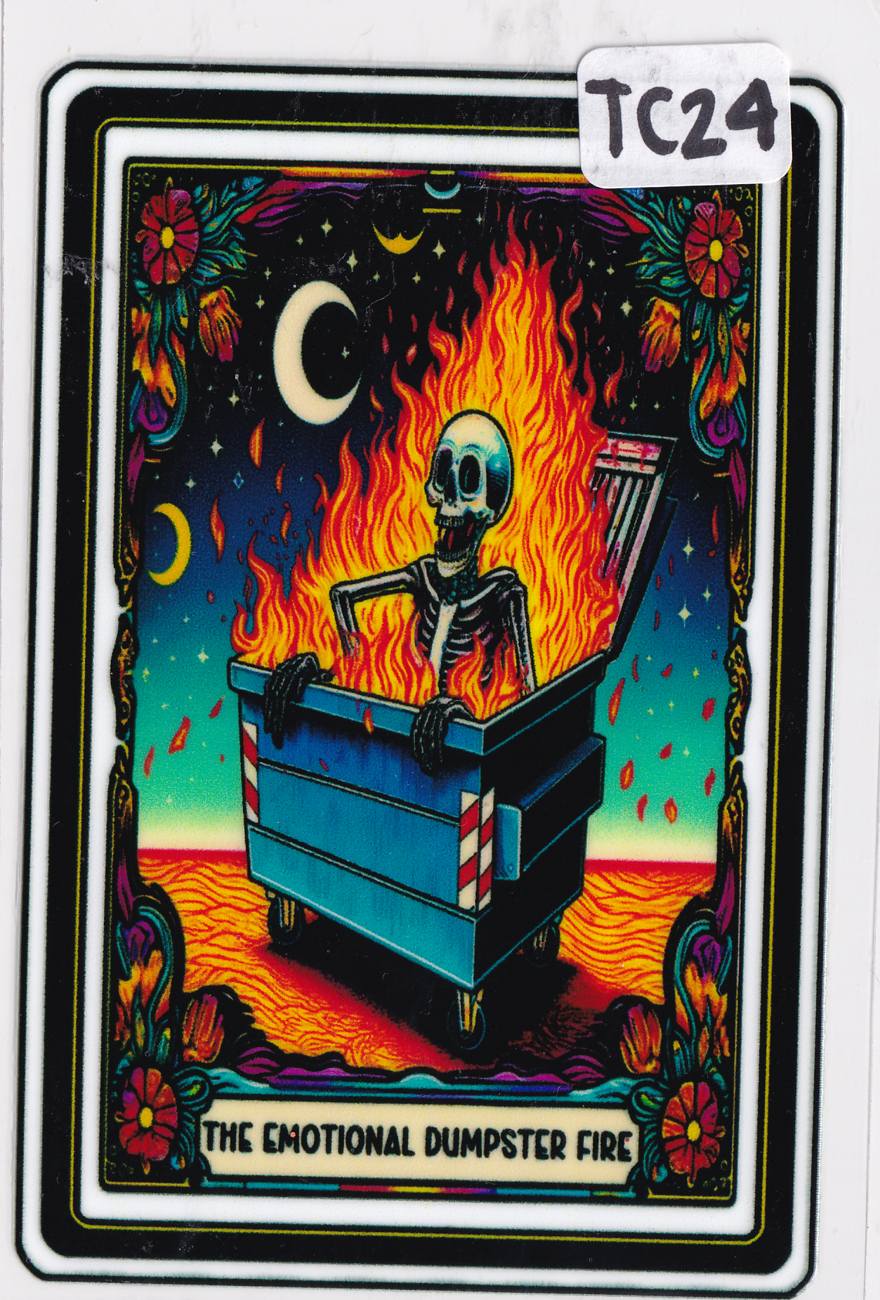 TC24 Funny Tarot Cards UVDTF Wrap