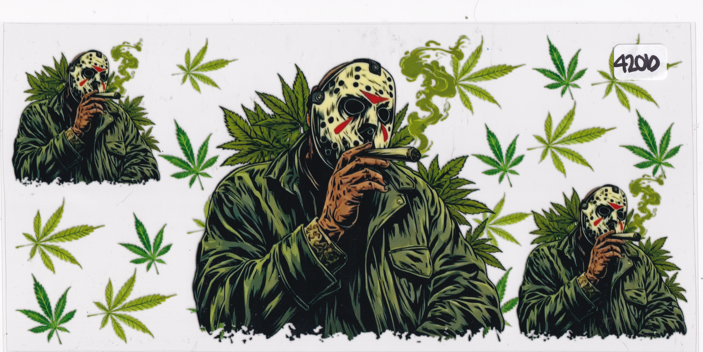 420B Halloween Character Adult UVDTF Wrap