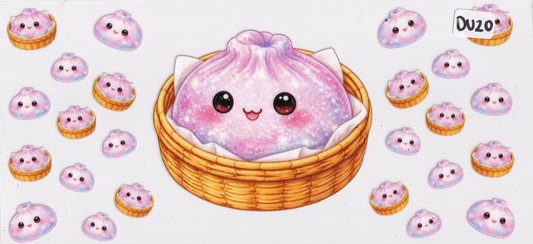 DU20 Fidget Squishy Glitter Dumplings UVDTF Wrap