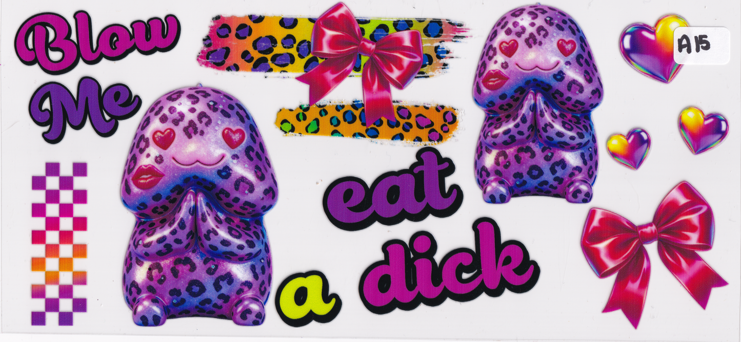A15 Adult Peen UVDTF Wrap