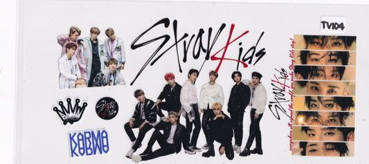 TV104 Music Group Characters UVDTF Wrap