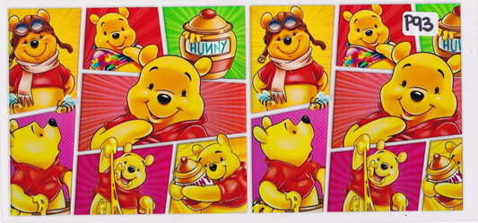 P93 Holographic Bear Character UVDTF Wrap