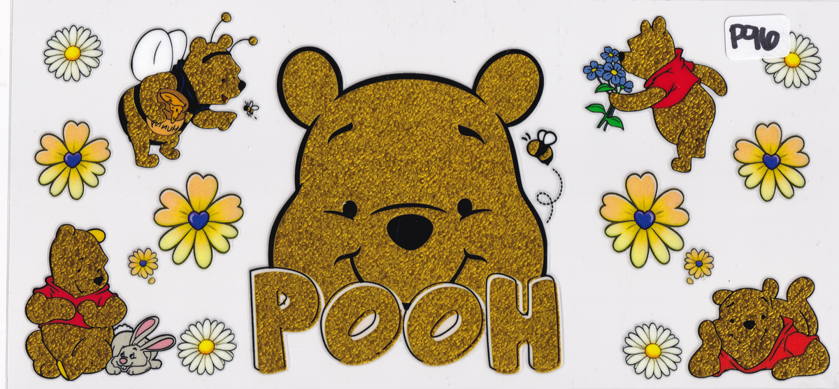 P96 Bear Characters UVDTF Wrap