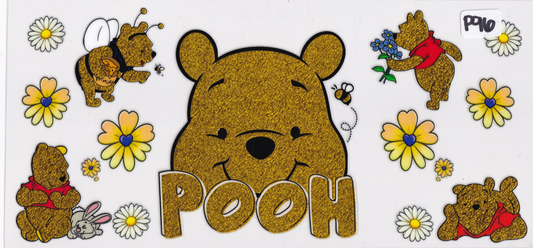 P96 Bear Characters UVDTF Wrap