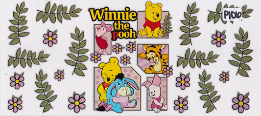 P106 Holographic Bear Character UVDTF Wrap