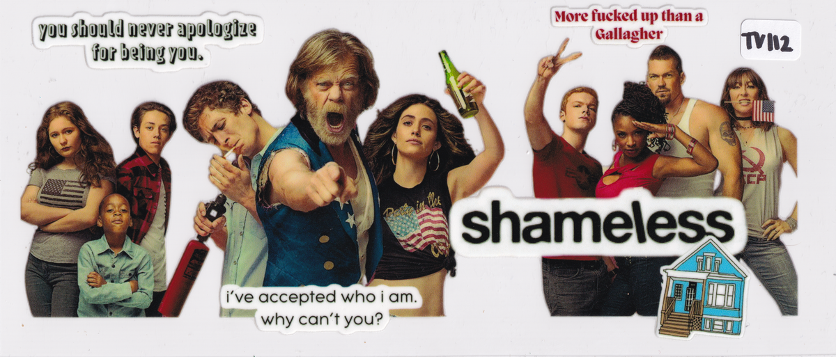 TV112 Shame TV Characters UVDTF Wrap