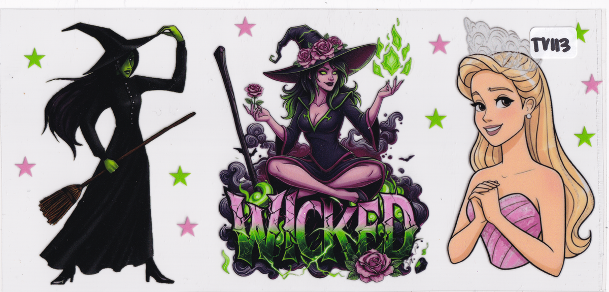 TV113 Witch Movie Characters UVDTF Wrap