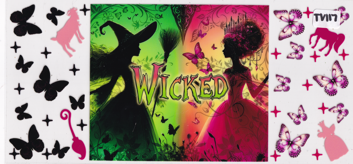 TV117 Witch Movie Characters UVDTF Wrap