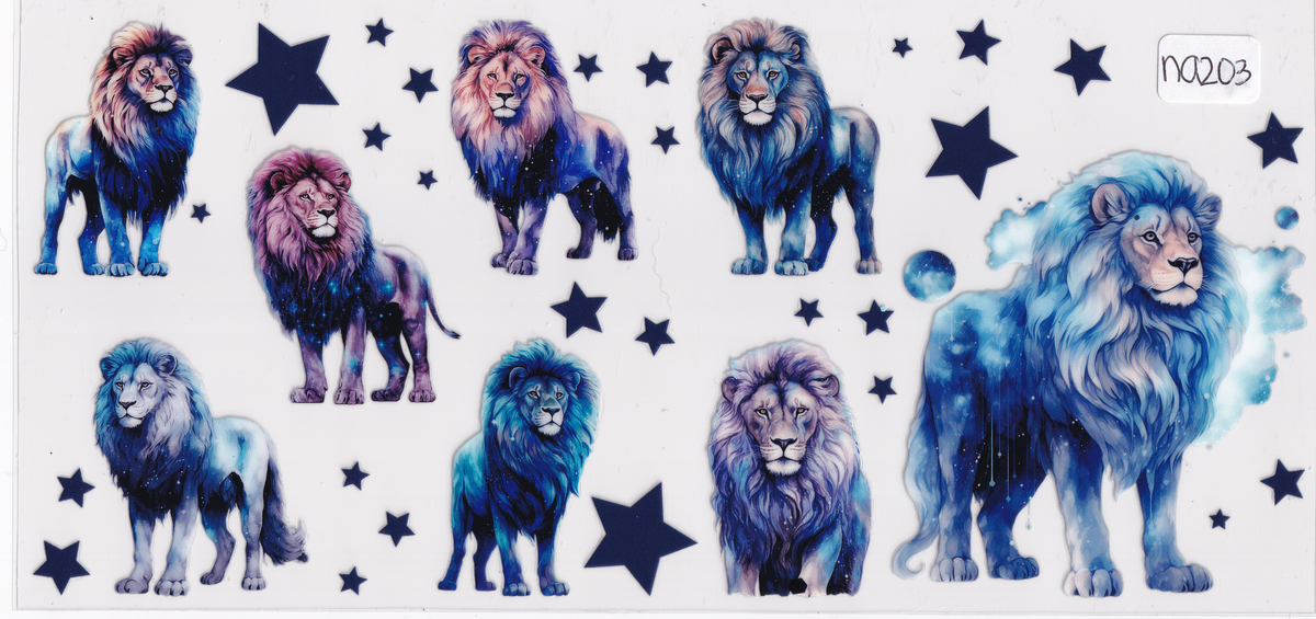 NA203 Lion Stars UVDTF Wrap