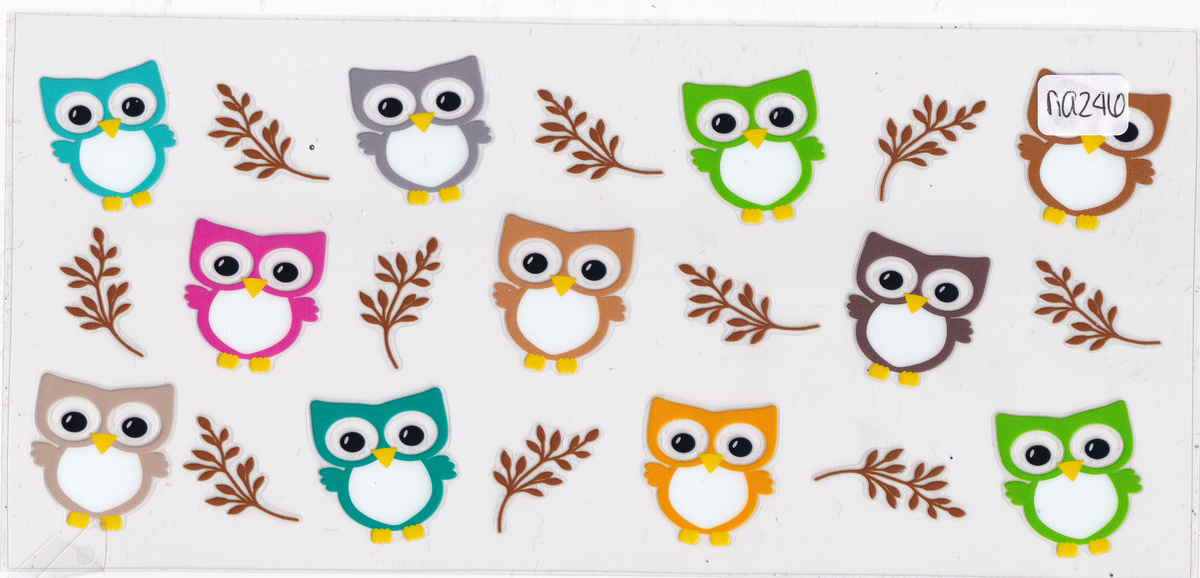 NA246 Cute Owl UVDTF Wrap