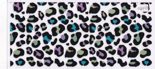 NA333 Glow In The Dark Cheetah Print UVDTF Wrap
