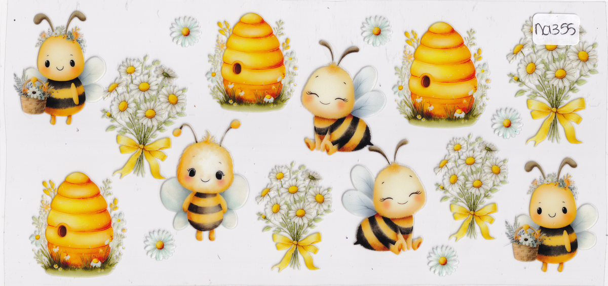 NA355 Bee Honey UVDTF Wrap