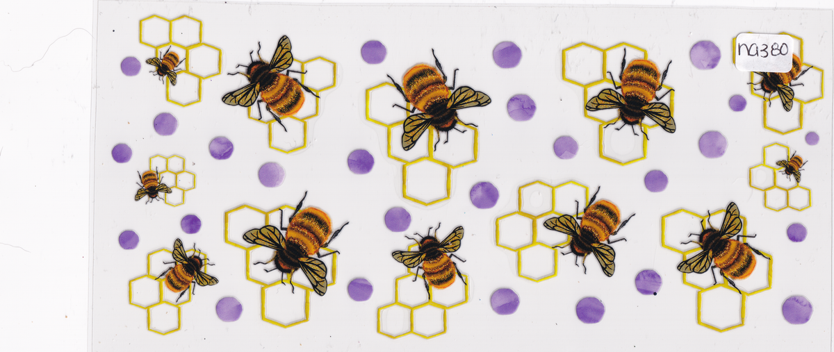 NA380 Bees UVDTF Wrap