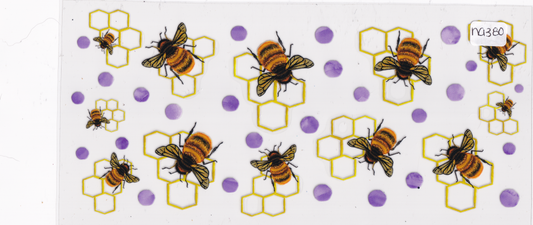 NA380 Bees UVDTF Wrap