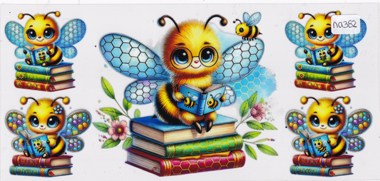 NA382 Bee Books UVDTF Wrap