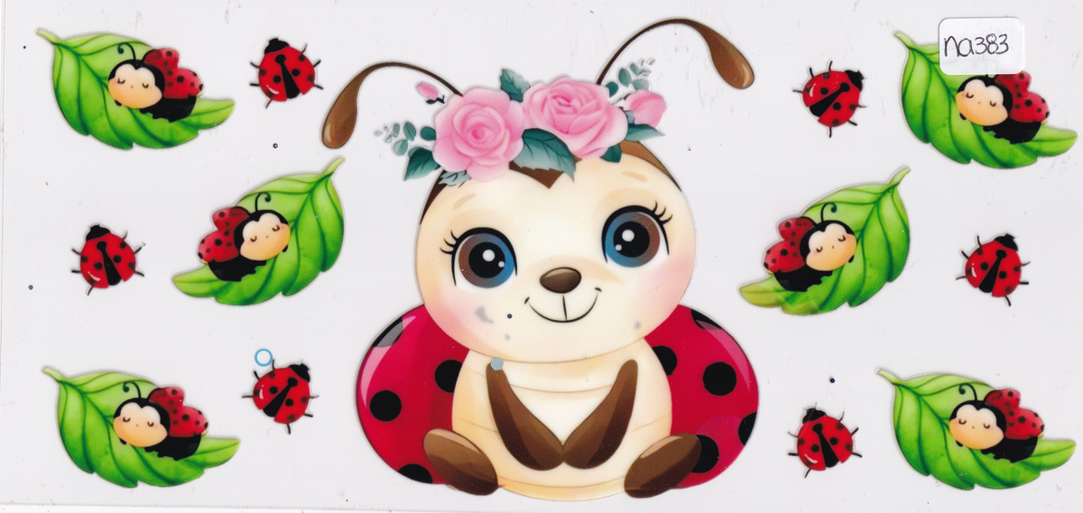 NA383 Ladybug UVDTF Wrap