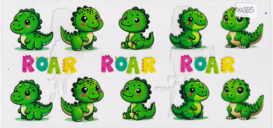 NA385 Cute Dinosaurs UVDTF Wrap