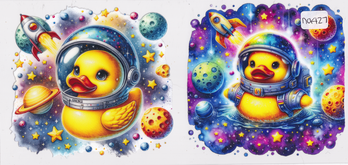 NA427 Rubber Duck Astrology UVDTF Wrap